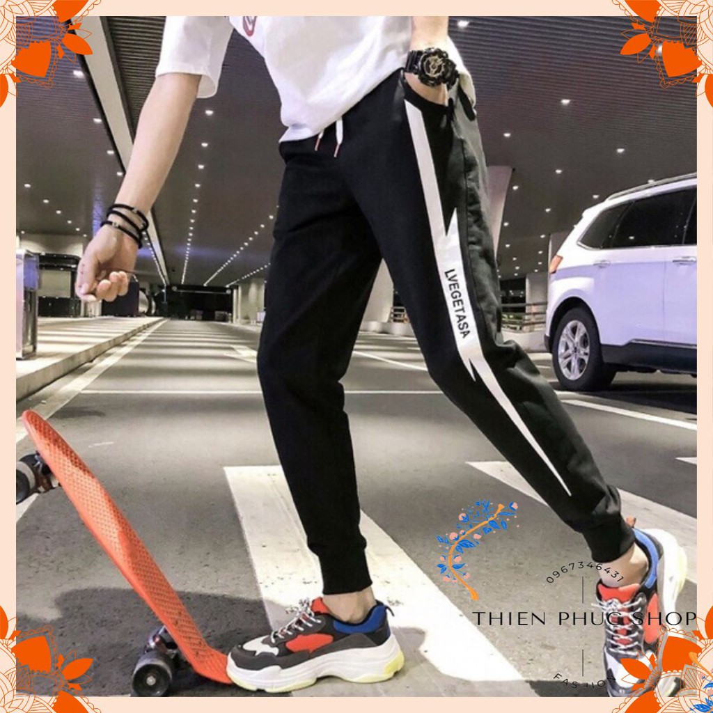 Quần jogger nam nữ LVE