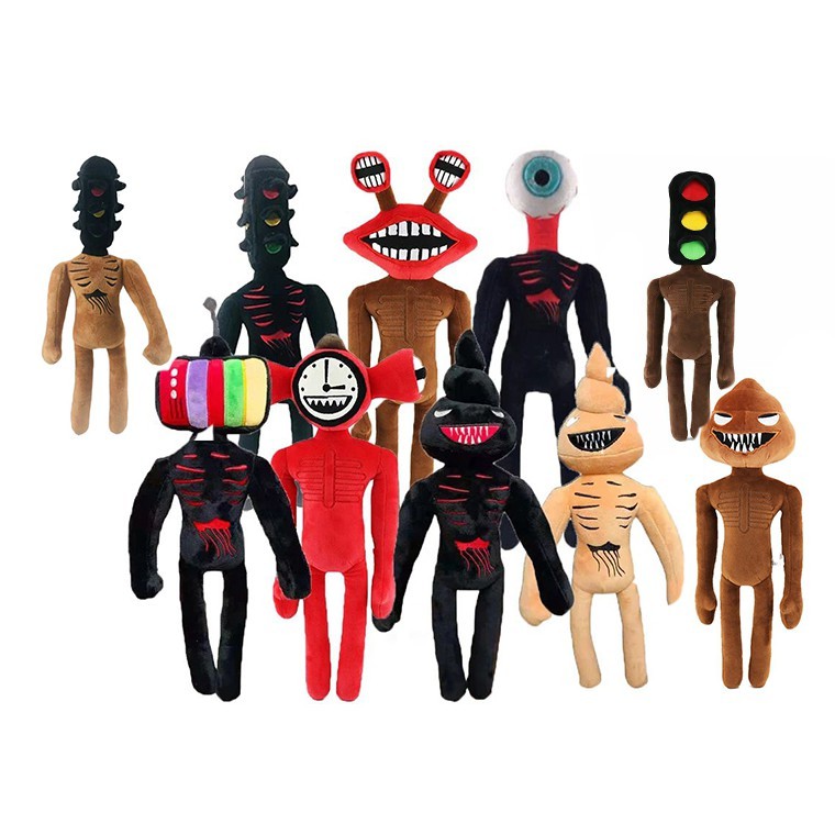 Set 11 Mô Hình Đầu Đèn Giao Thông Nhồi Bông 40cm