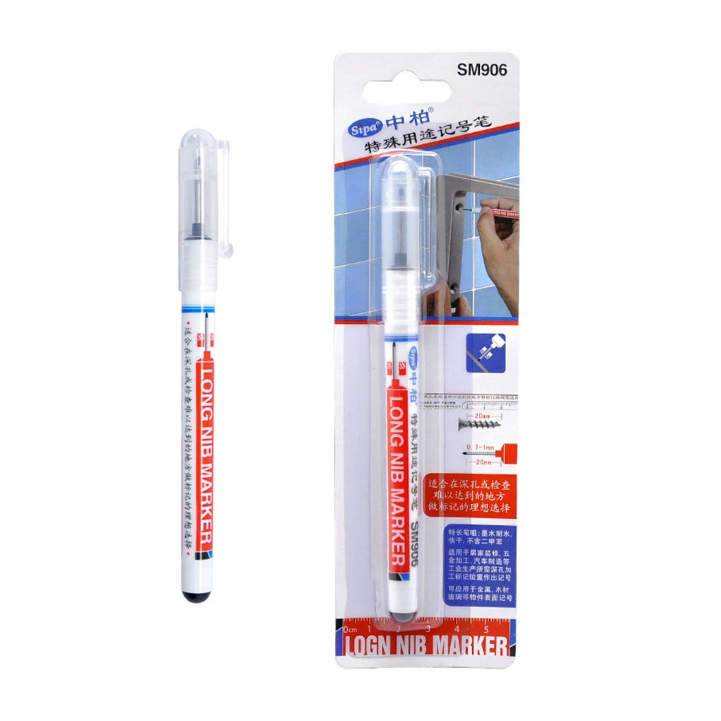 Plastic Marker Pen Woodwork Metal Glass Ceramic Making Scribing Waterproof Quick Dry Maker Pen