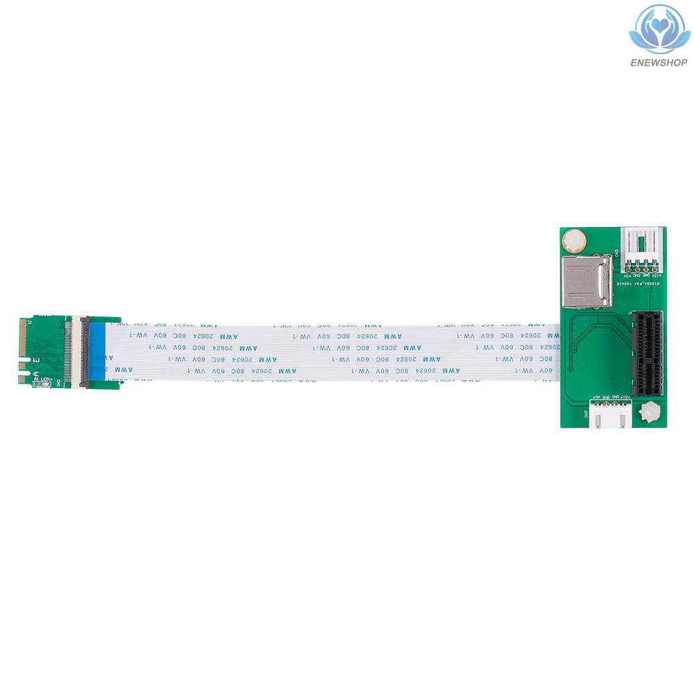 (hàng Mới Về) Bảng Mạch Chuyển Đổi Mini Pci-e Sang Pci-e Với Khe Cắm Dọc