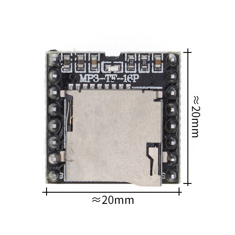 Mô Đun Máy Nghe Nhạc Mp3 Mini Hỗ Trợ Thẻ Nhớ Tf | BigBuy360 - bigbuy360.vn