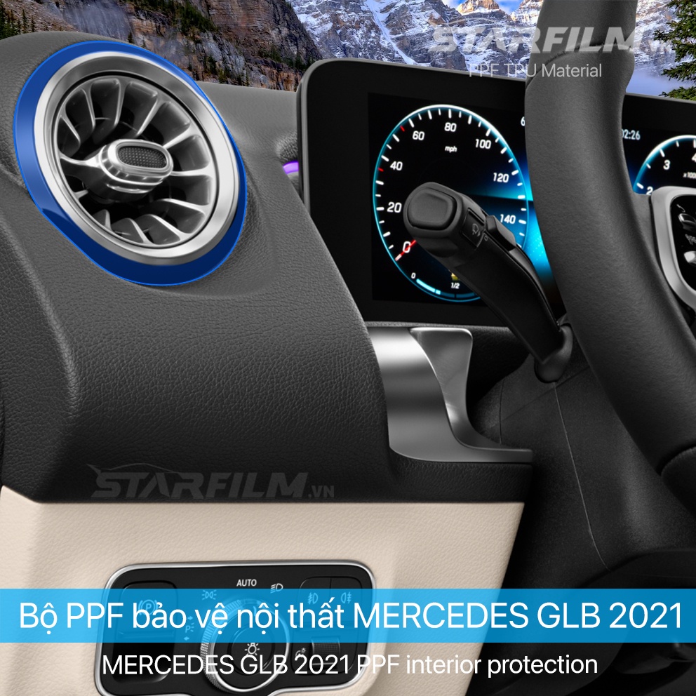 Mercedes Benz GLB 200 2021 PPF TPU chống xước tự hồi phục STARFILM