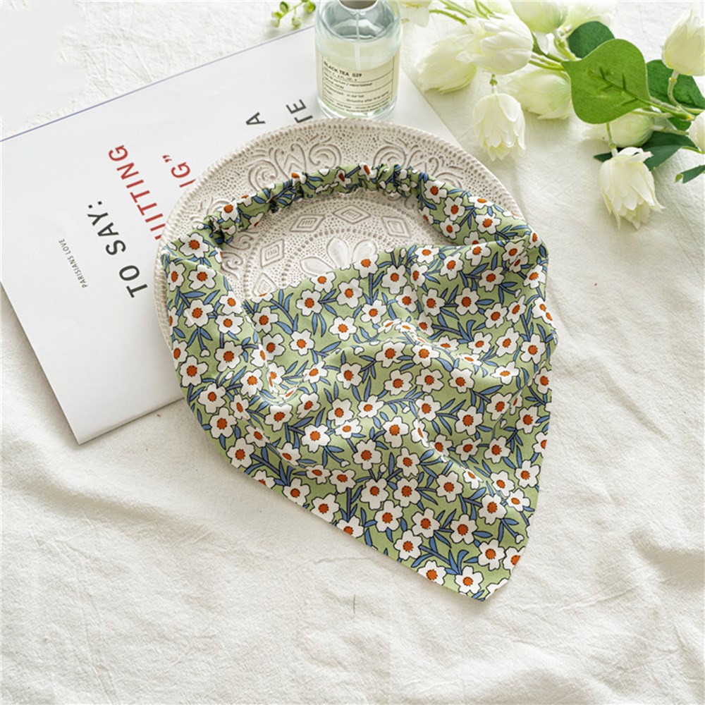 Băng Đô Turban Co Giãn In Hoa Phong Cách Vintage Thời Trang Mùa Hè Cho Nữ