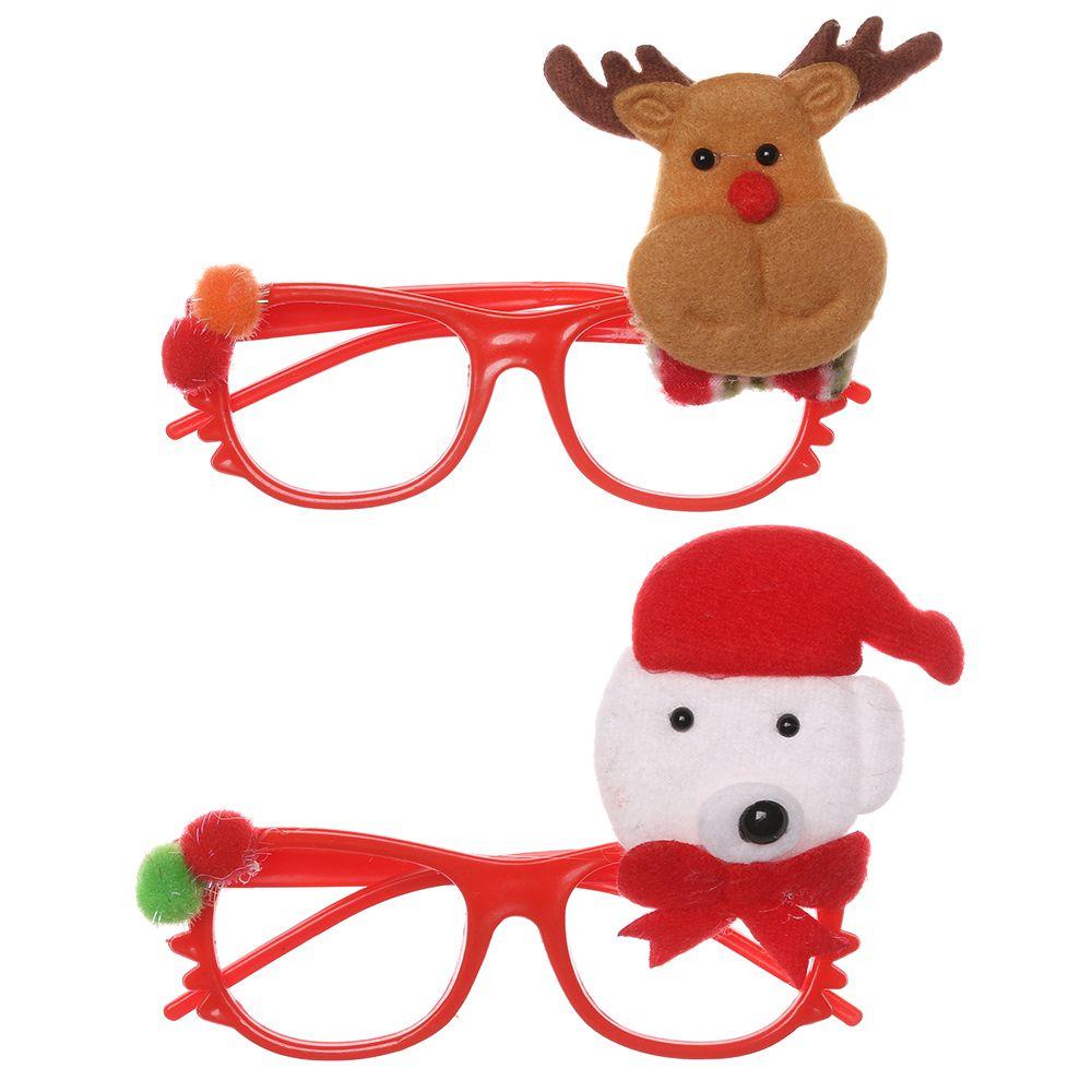 NIUYOU 1 Gọng Kính Nhựa Hình Sừng Hươu Hoạt Hình