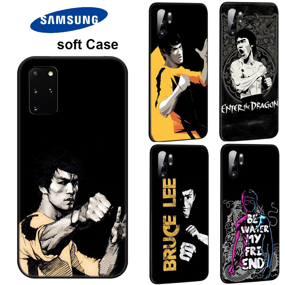 LEE Ốp Lưng Mềm In Hình Lý Tiểu Long Cho Samsung Galaxy S10 S9 S8 Plus S7 S6 Edge S8 + S9 + S10 + Sh81