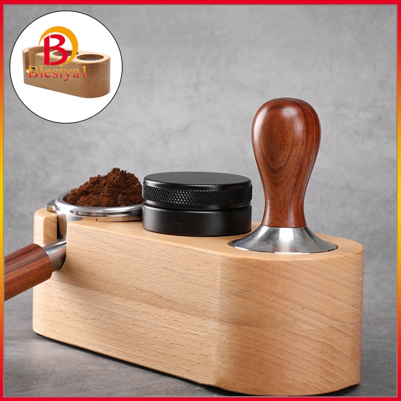 [BLESIYA1] Coffee Tamper Holder Espresso Tamper Mat Base Anti-Slip Coffee Powder Maker