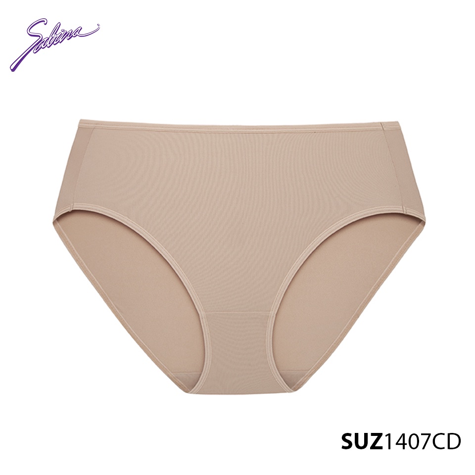 Quần Lót Lưng Vừa Cạp Cao Size Lớn Màu Trơn Panty Zone By Sabina SUZ1407