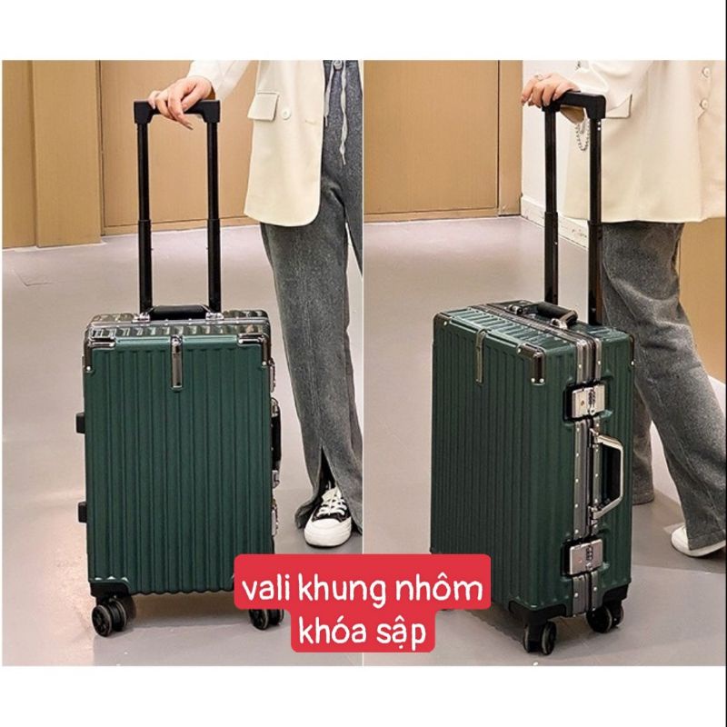 Vali du lịch khung nhôm khóa sập cao cấp ❣️❣️