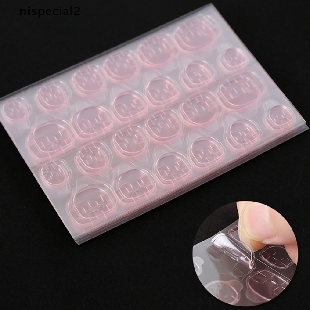 [nispecial2] 120PCS Jelly False Nail Stickers Finger Glue Tips Double-sided Adhesive Tapes [new]