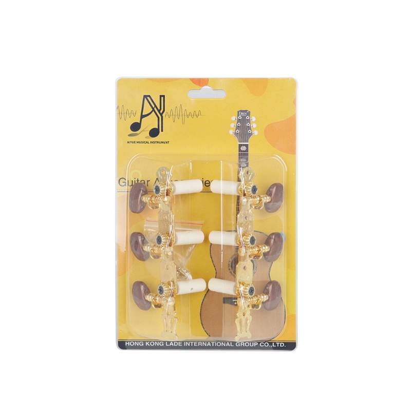 Bộ Chốt Chỉnh Dây Đàn Guitar Bằng Nylon 3 + 3 Chất Lượng Cao