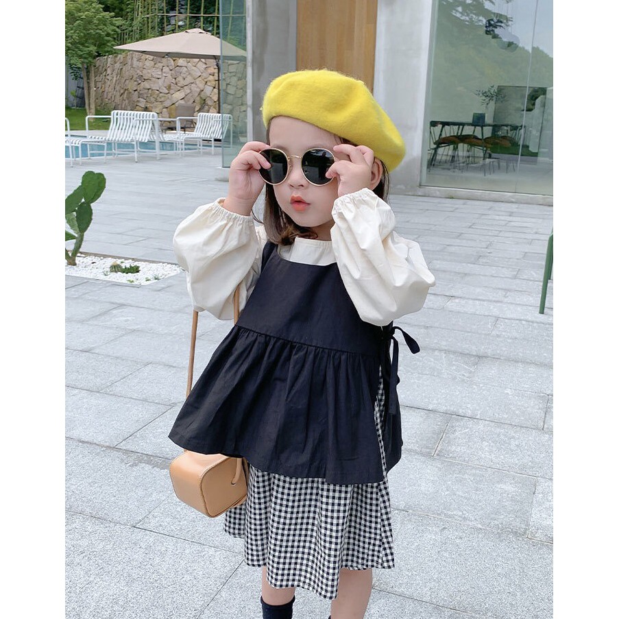 Set đầm bé gái kiểu Nhật