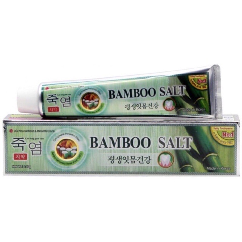 KEM ĐÁNH RĂNG MUỐI TRE BAMBOO SALT 140G HÀN QUỐC