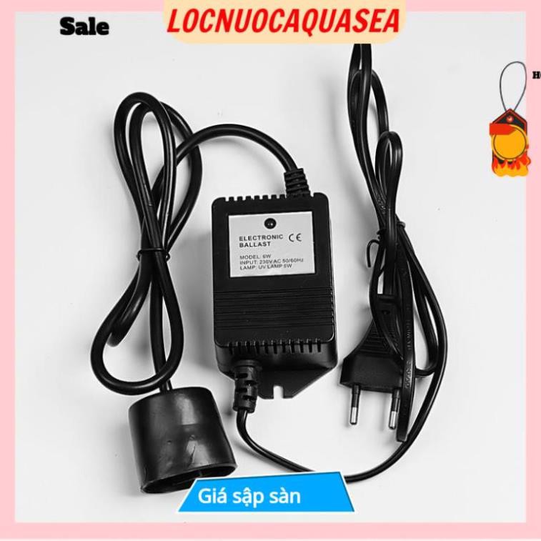 Giá Sập Sàn Nguồn Đèn UV Gia Đình Loại 6 W 4  chân / Adapter UV Chính Hãng/QUÍ KHÁCH LƯU Ý MUA ĐÚNG LOẠI NHÉ