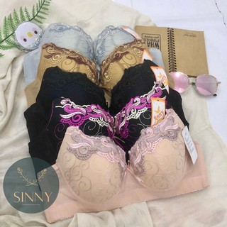 Áo ngực bigsize cúp D mút mỏng có gọng, áo lót ren Thái Lan Anny mã 0777, Sinny