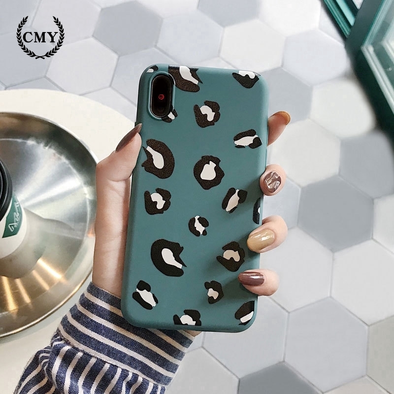 Ốp lưng in họa tiết da báo cho iPhone11/11Pro 11pro Max X XR XS XS MAX 78 plus SE | BigBuy360 - bigbuy360.vn