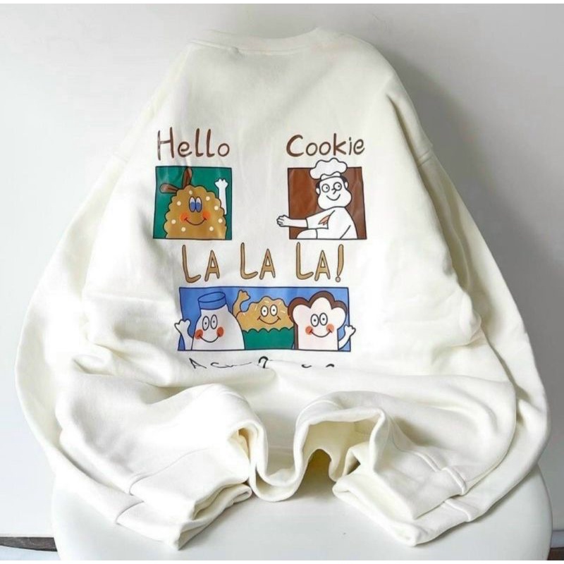 áo sweater nỉ tay bồng