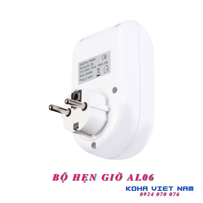 Ổ cắm hẹn giờ AL06 - Hẹn giờ điện tử chính xác cao