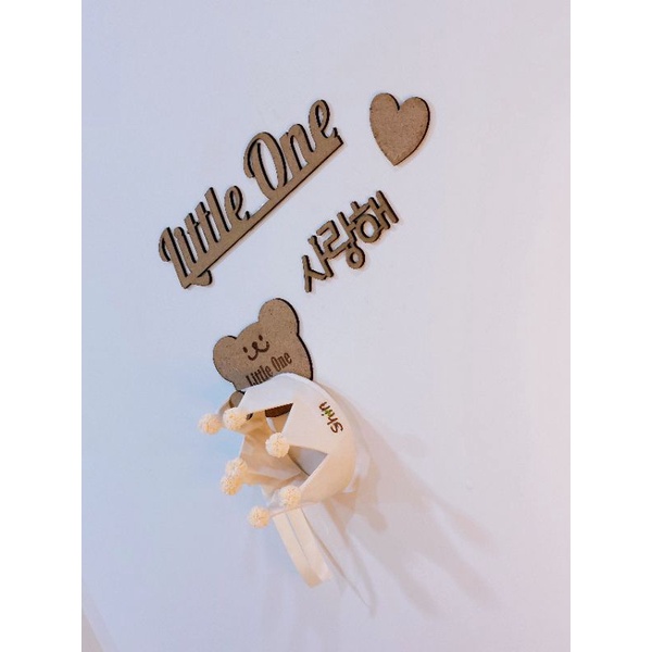 Vương miện cao cấp thêu tên riêng cho bé ♡수제 왕관. phong cách Hàn Quốc