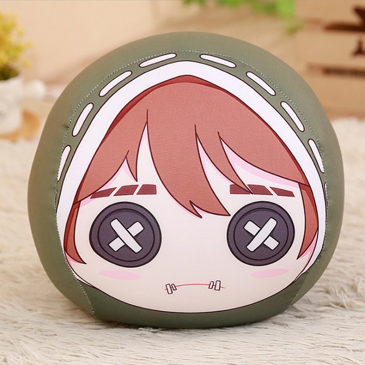 [CHUYÊN SỈ GIÁ SỐC]  Gối Trang Trí Họa Tiết Anime Hình Tròn Kích Thước 30CM (3 Mẫu) [ DIABRAND ]