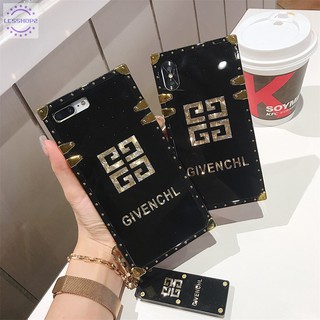 Ốp điện thoại vuông kèm dây móc khóa cho Oppo A3 A5 A3s A57 A39 A59 F1S A77 F3 A79 A83 F9 F9Pro A7X Find X K1 R15X R15