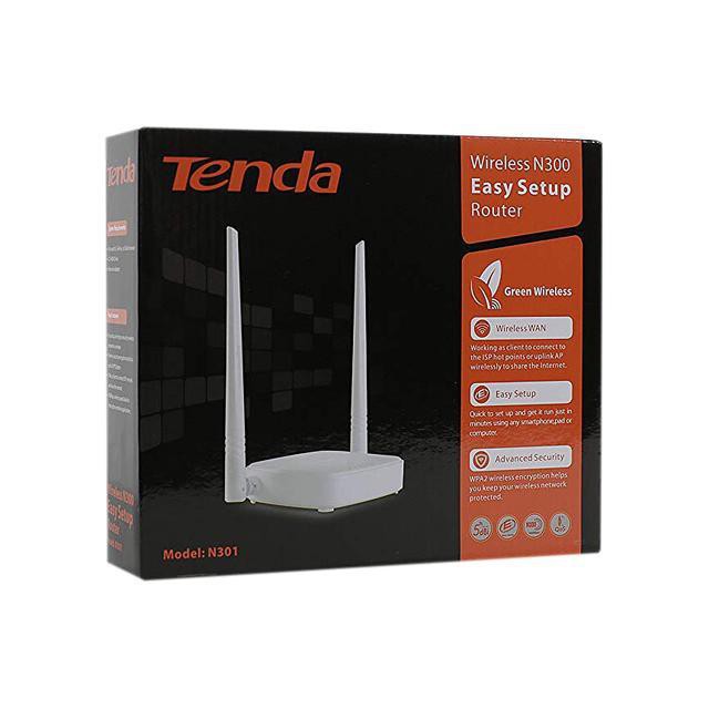 Bộ Phát 2 Râu WiFi Tenda N301- Chính hãng 300Mbps 2 râu- Bảo hành 3 năm | BigBuy360 - bigbuy360.vn