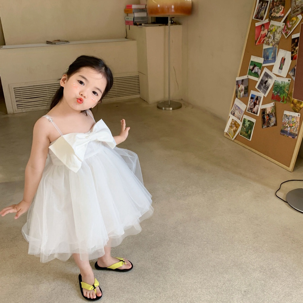 Đầm công chúa thời trang mùa hè Hàn Quốc dành cho bé gái