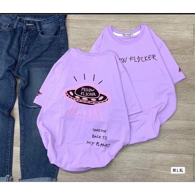 Áo Thun Nam Nữ Tay Lỡ in hình Đĩa Bay 4 màu | BigBuy360 - bigbuy360.vn