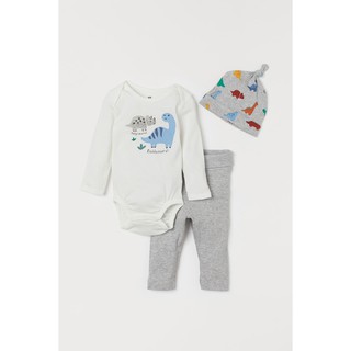 Set 3 chi tiết khủng long HM H&M _hàng chính hãng