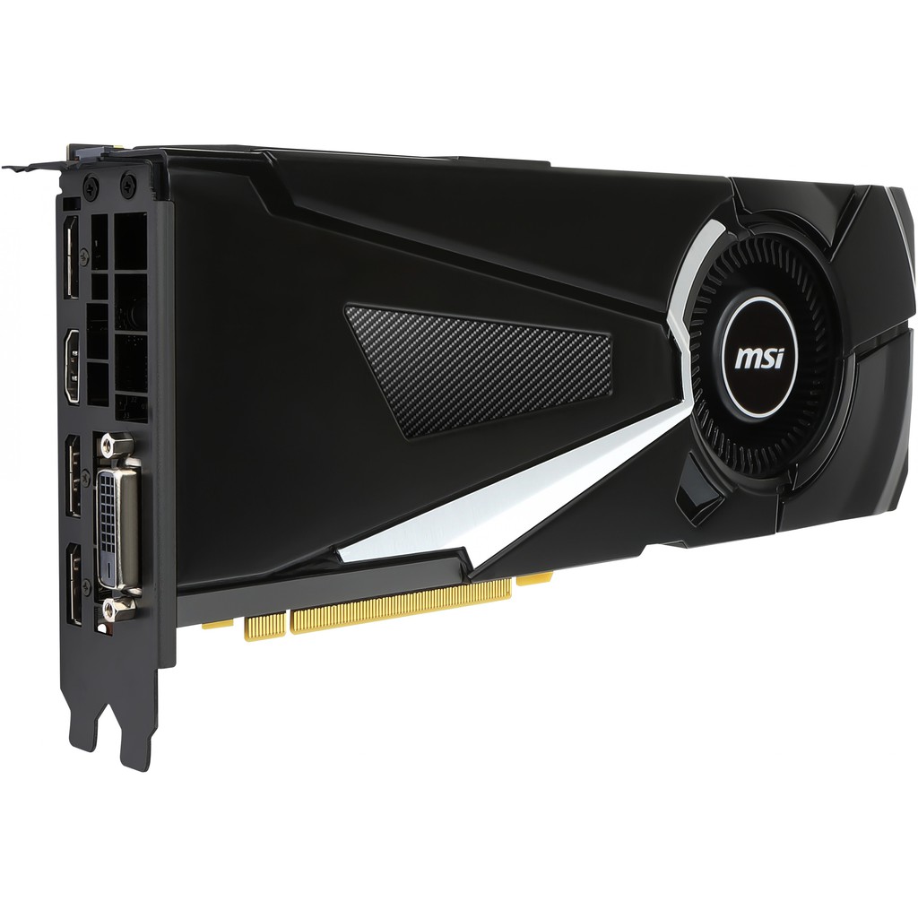 Card màn hình VGA MSI GeForce GTX 1080 AERO 8G OC  Zin, Cũ đã qua sử dụng
