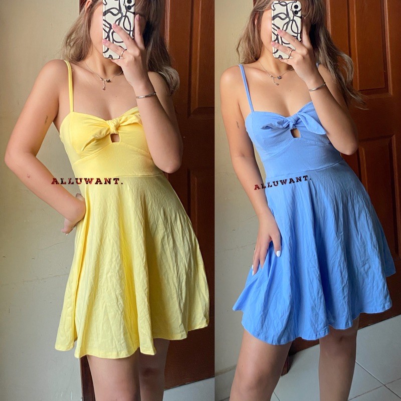 Váy dây cột ngực Cami Sweatheart Mini Dress F21 VNXK