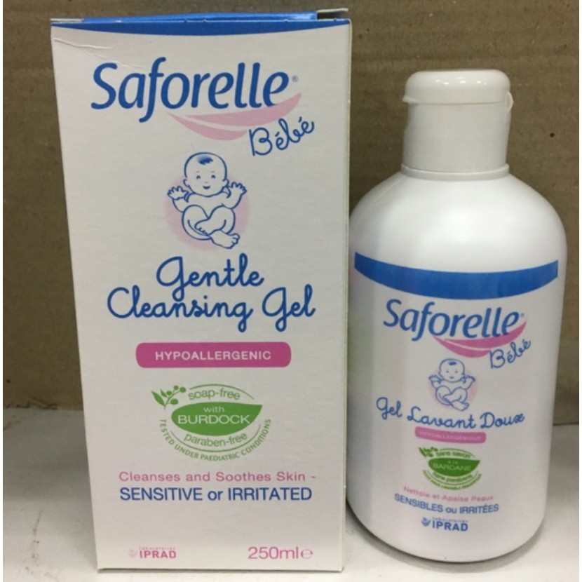 Sữa tắm saforelle cho bé không gây kích ứng da,phù hợp với làn da nhạy cảm