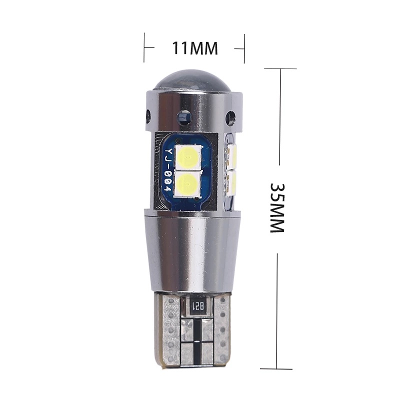 Bóng LED Canbus Kevanly T10 W5W 194 168 3030 10 SMD gắn đèn lùi/bảng điều khiển/trần xe ô tô
