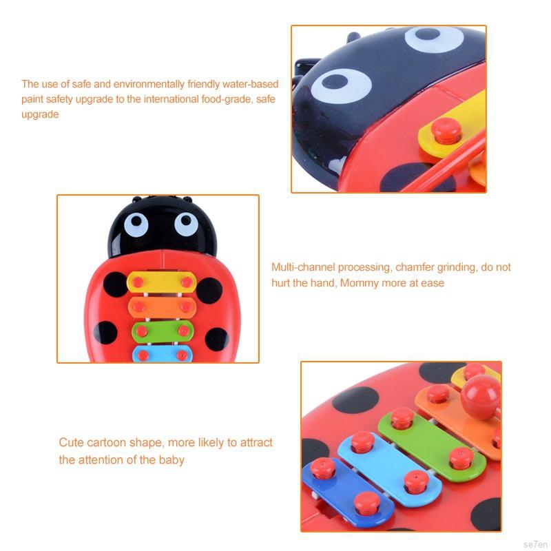 Đồ chơi đàn piano hình bọ rùa đáng yêu cho bé