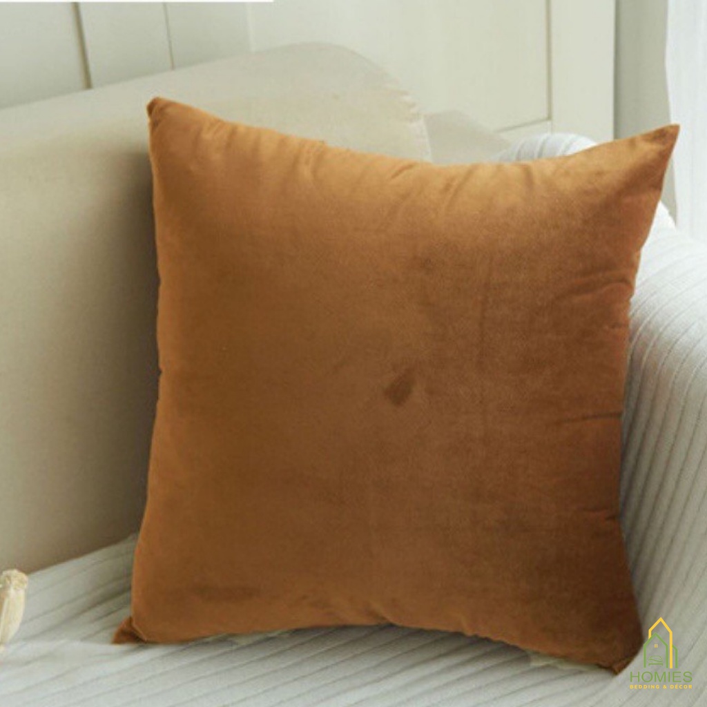 Gối tựa sofa vải nhung Homies mẫu mã sang trọng cao cấp