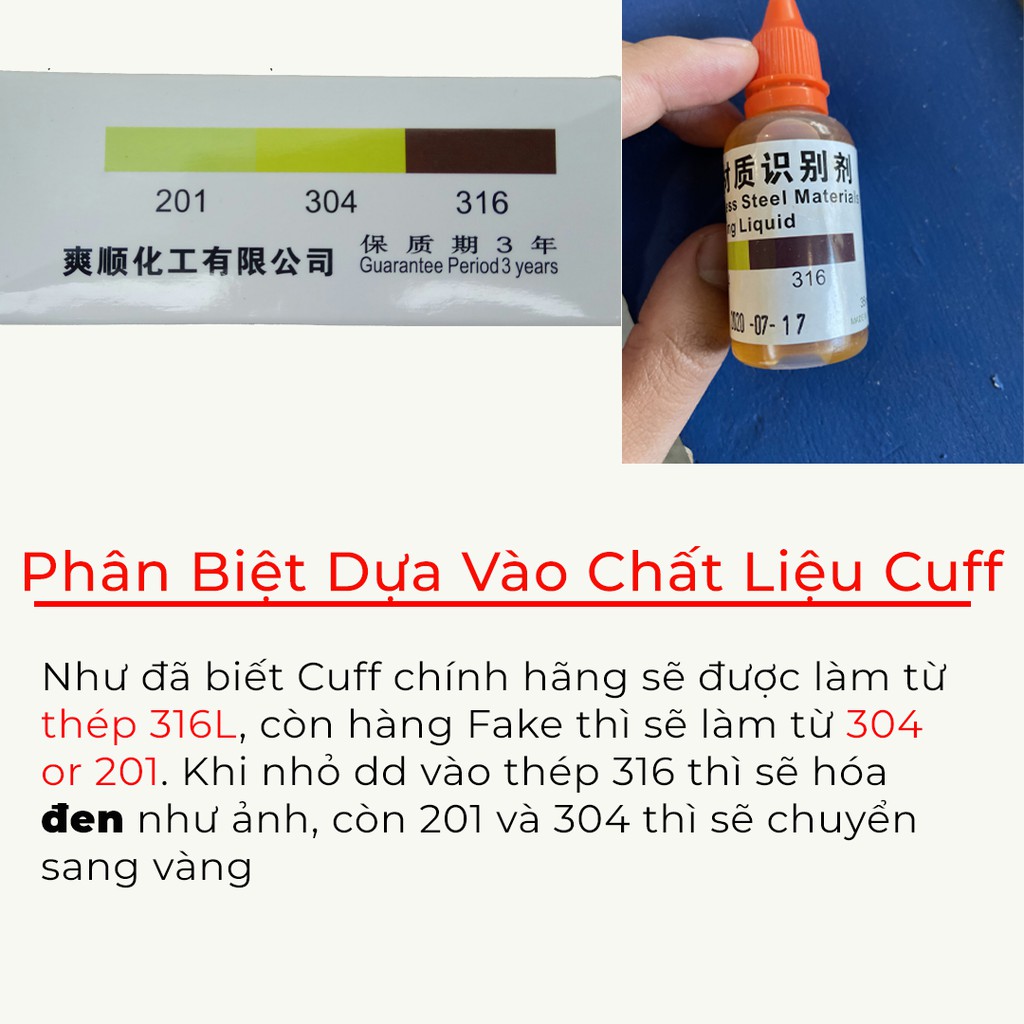 [Xem Kỹ] Phân Biệt Vòng Cuff DW Chính Hãng