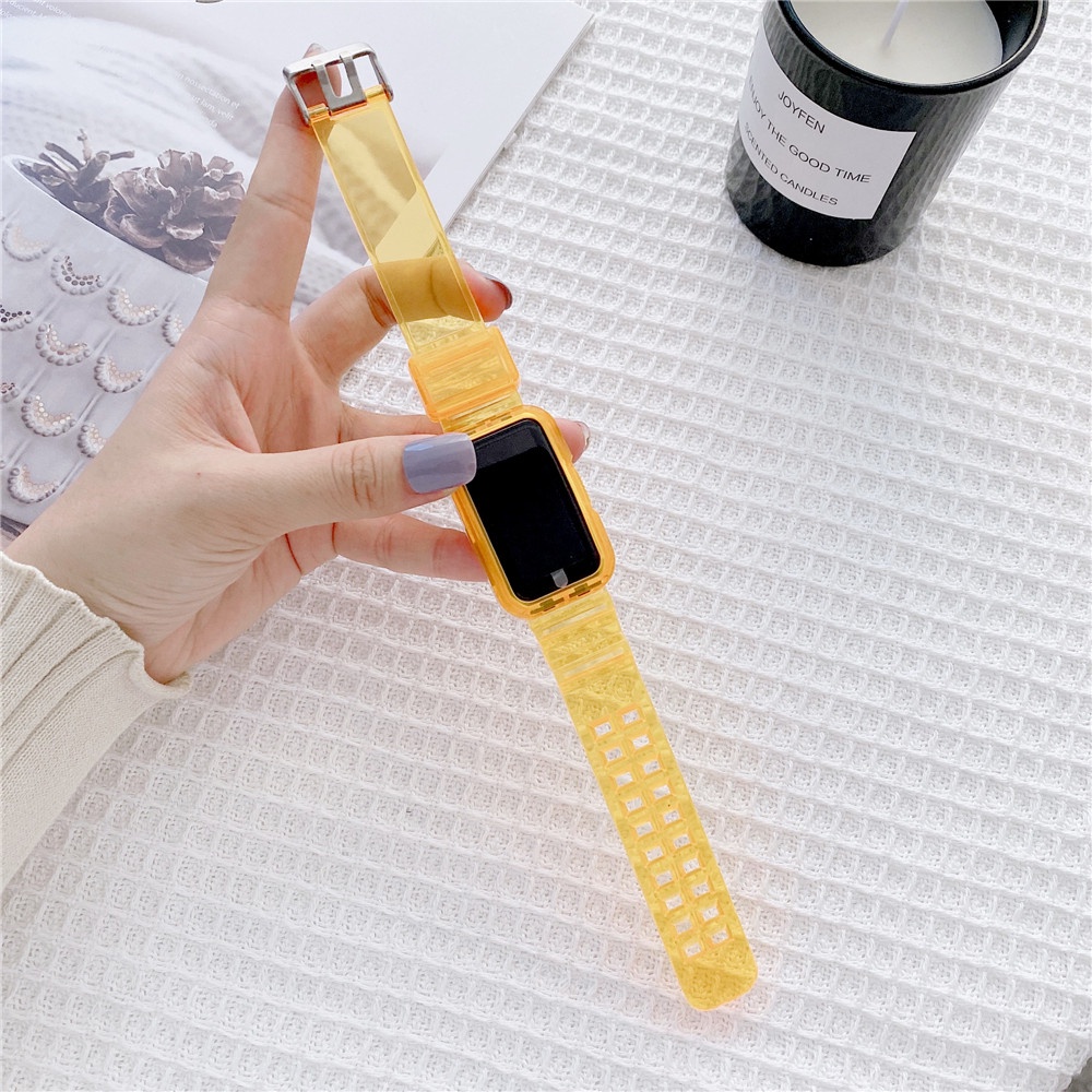 Silicone Dây Đeo Đồng Hồ Bằng Silicon Trong Suốt Cho Huawei Band 6 / Huawei Band 7 / Honor Band 6