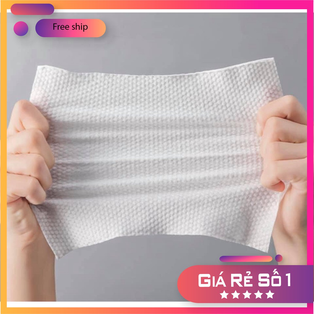 Khăn lau mặt dùng 1 lần Animerry 100% bông tự nhiên.cuộn khăn bông khô lau đa năng có thể dùng trong spa thẩm mỹ