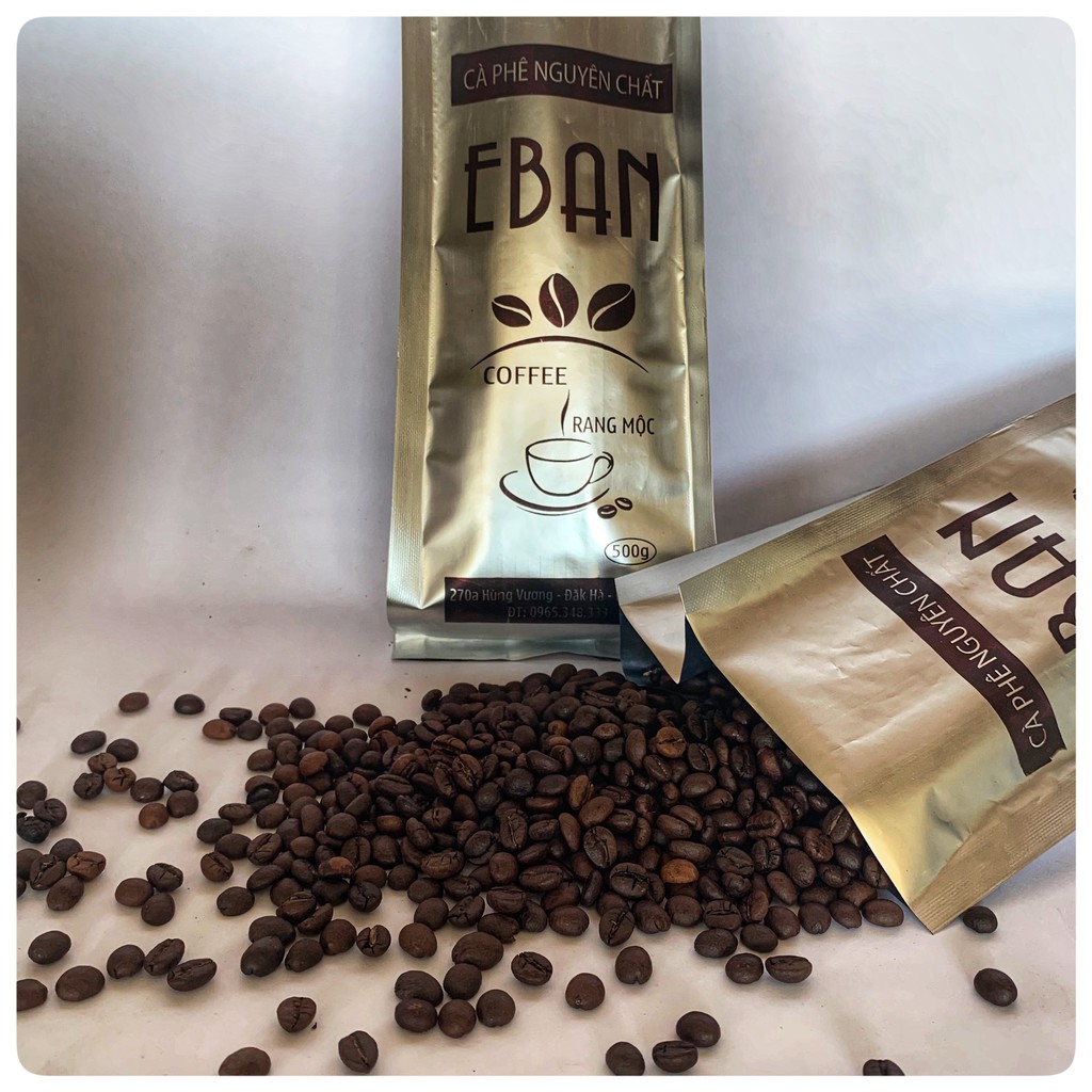 Miễn phí cước 5kg Cà phê nguyên chất hữu cơ Eban.Rang mộc. Bột hoặc Hạt pha máy | BigBuy360 - bigbuy360.vn