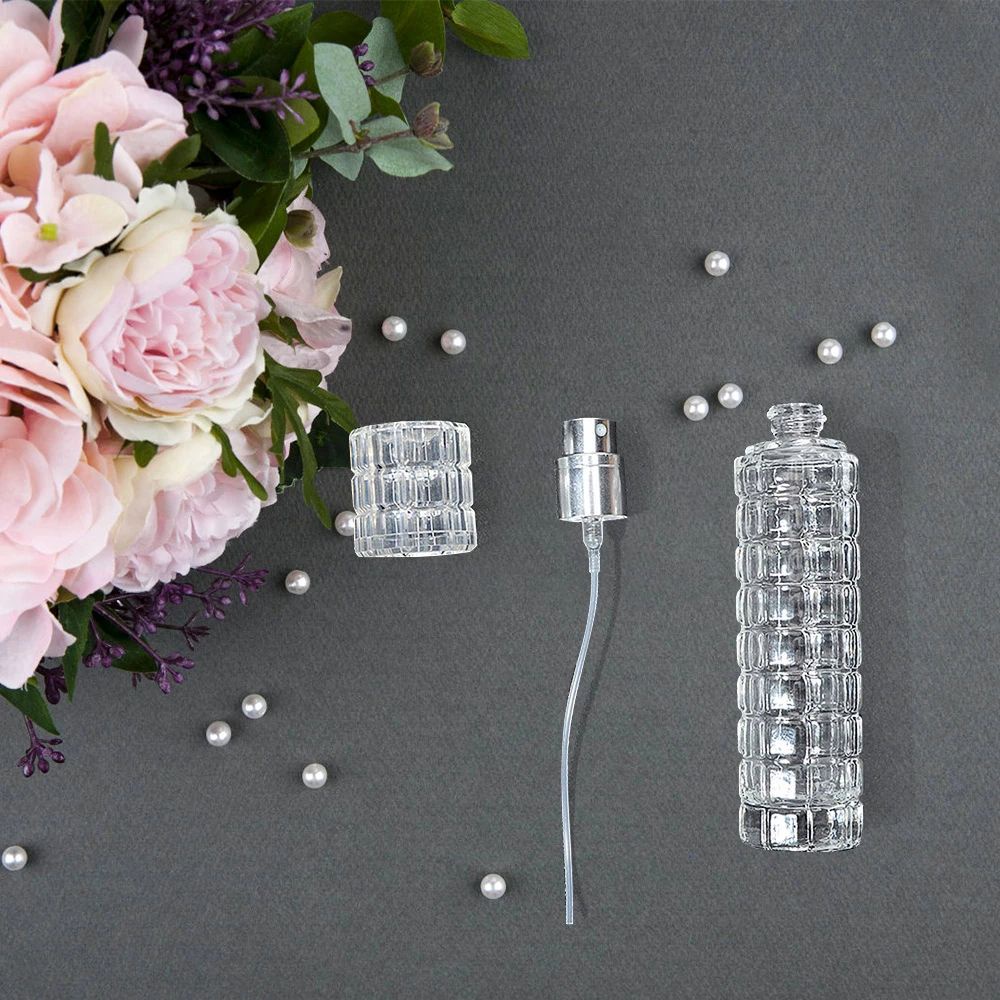 Chai xịt rỗng chiết nước hoa bằng thủy tinh trong suốt dạng xịt có thể chiết đầy lại tiện dụng