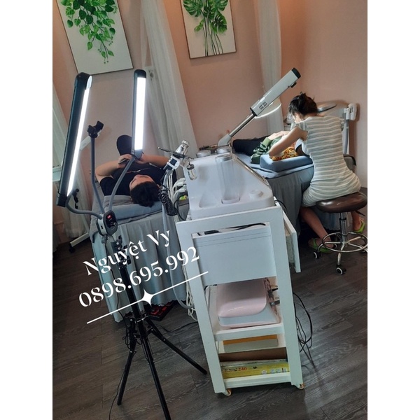 Đèn spa, phun xăm, nối mi double light mẫu mới nhất