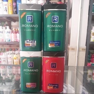 Dầu gội ROMANO 180g, Sữa tắm ROMANO 180g.