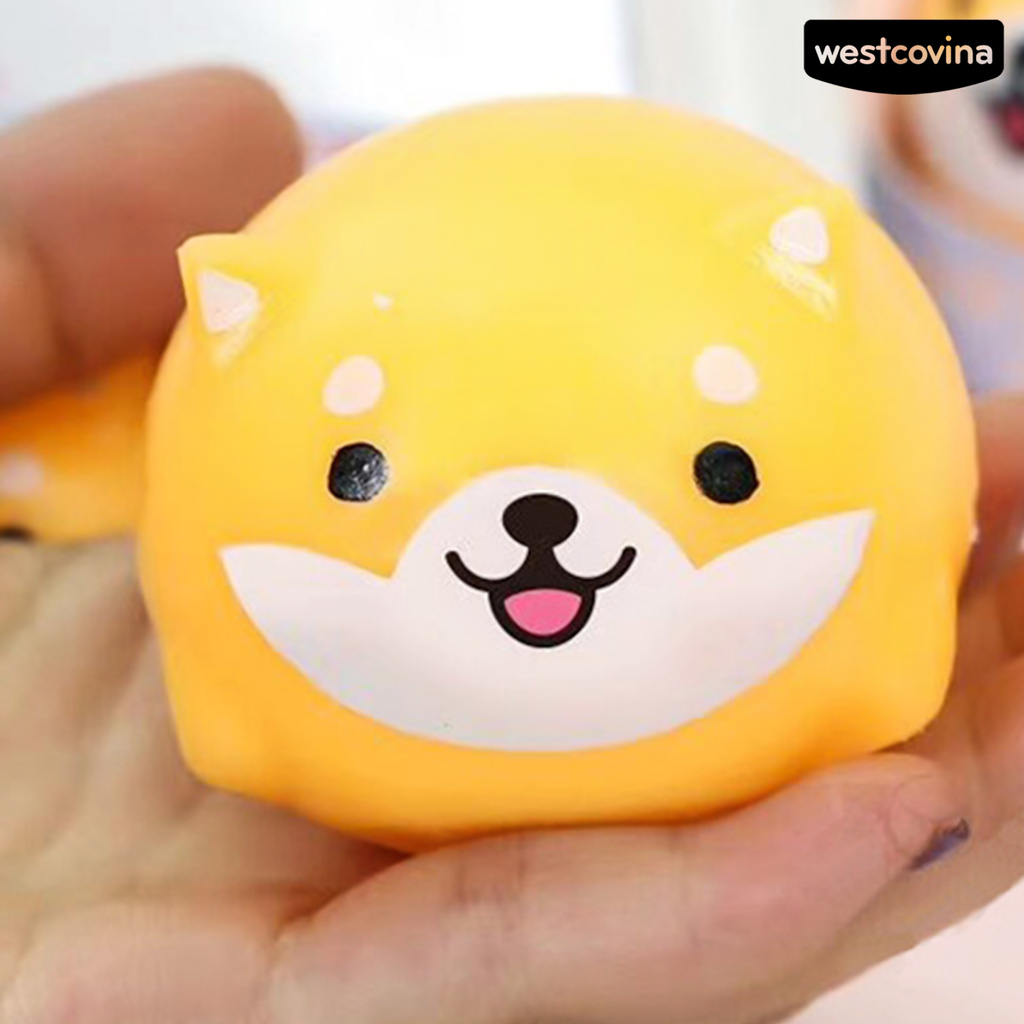 Đồ Chơi Squishy Hình Chú Chó Shiba Dễ Thương Giúp Giảm Căng Thẳng