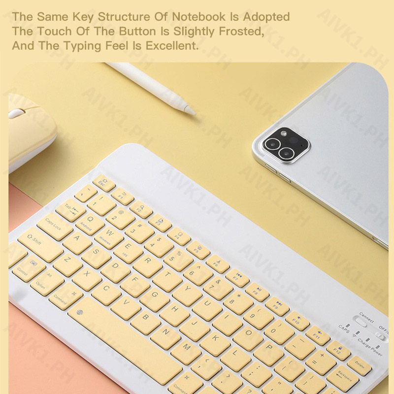 Bàn phím không dây Bluetooth mini .Wireless Bluetooth Keyboard Mouse Set Tablet Ipad Keyboard Mini Bluetooth Keyboard Mouse Tablet Phone Universal