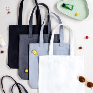 Túi vải canvas trơn đeo vai unisex - May’s Tote Bag