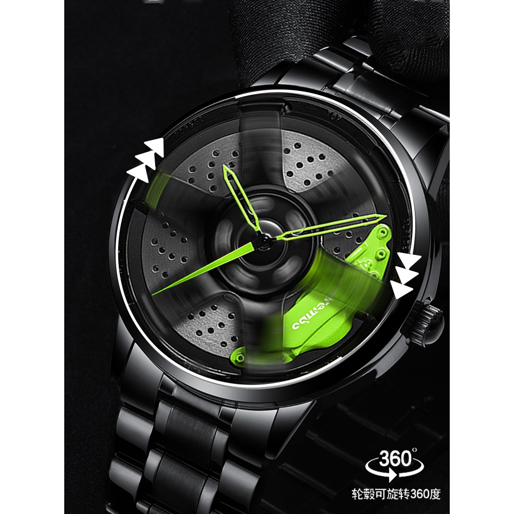 Đồng hồ NIBOSI TE37 thiết kế rỗng phát quang kháng nước cho nam