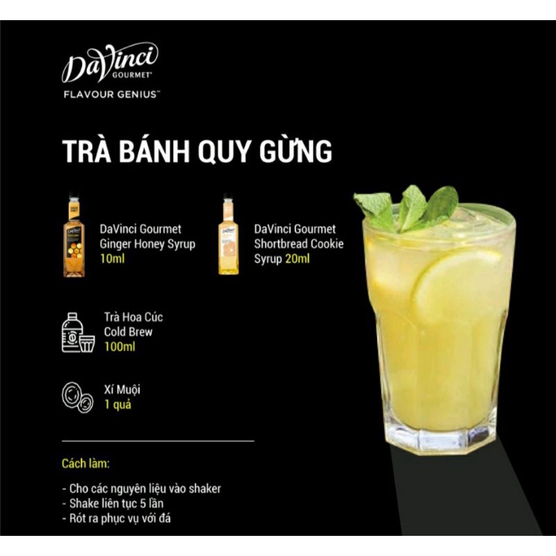 Syrup Davinci Ginger Honey  750ML