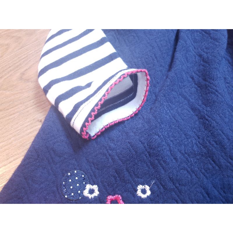 Đầm bé gái hàng xuất Pháp chất vải bông mềm nhẹ ấm cho trẻ nhỏ