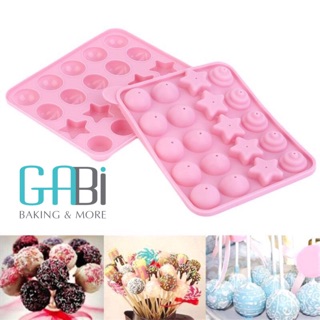 Khuôn cake pop silicon (nhiều mẫu)