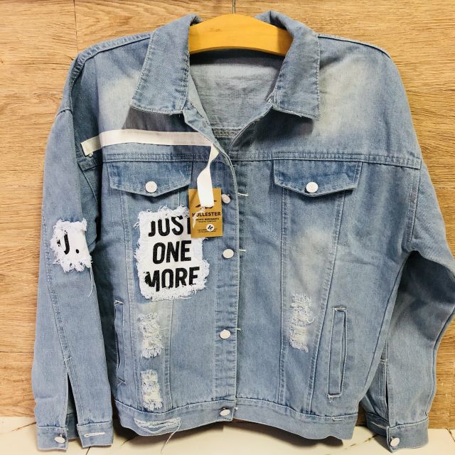 Áo khoác jean unisex cao cấp ( M - L - XL ) siêu cấp
