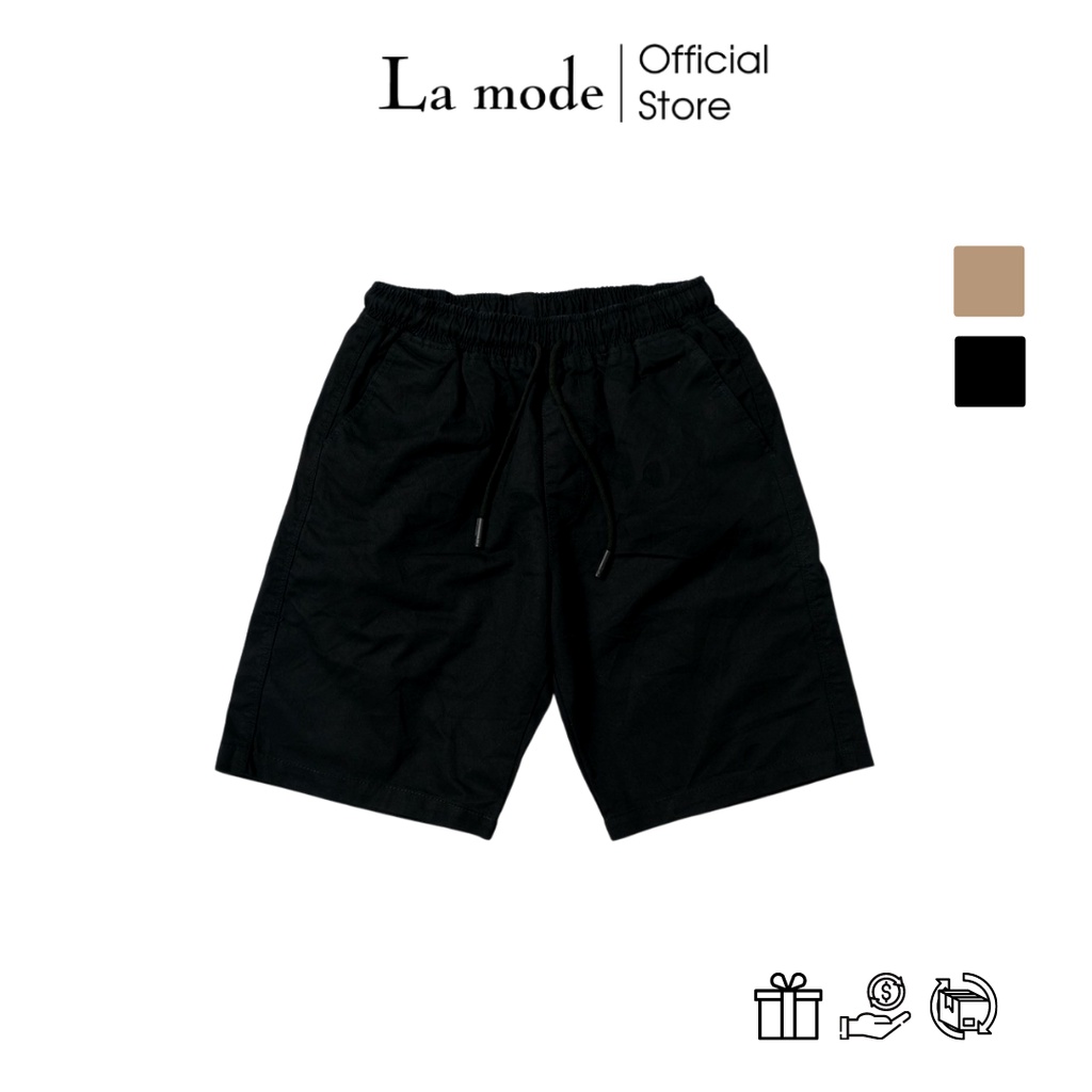 Quần Short Kaki Basic Nam Nữ Unisex - La mode